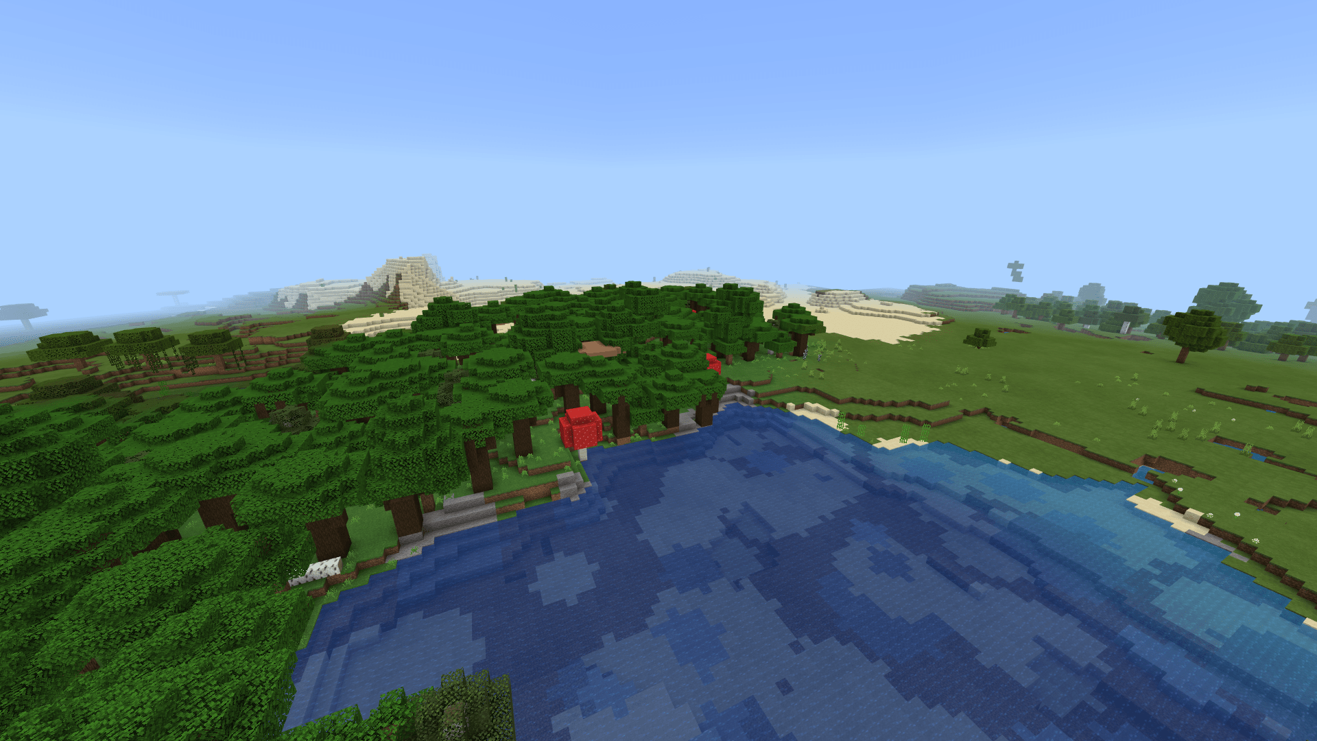 Flat World Seed Universe Bedrock